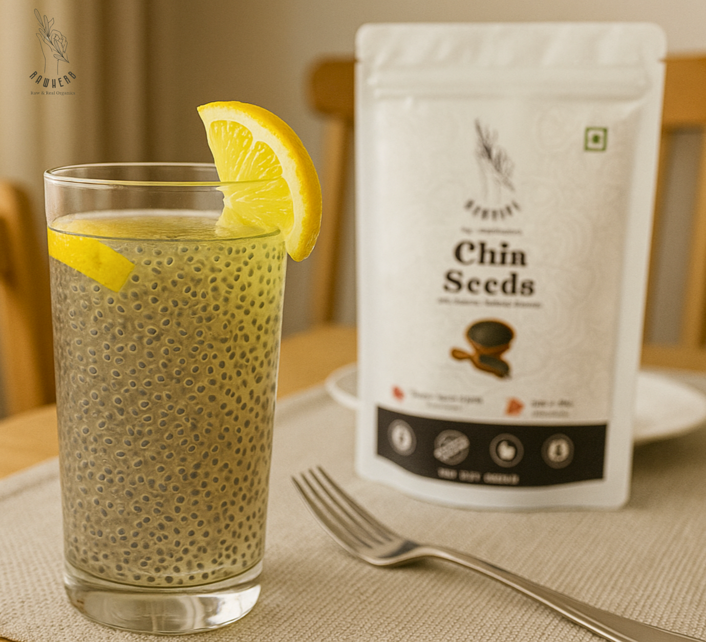 Rawherb Organic Chia Seeds 400g
