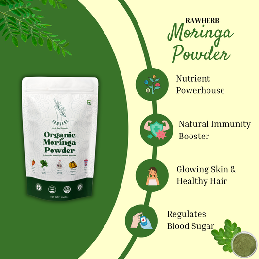 Rawherb Organic Moringa Powder 200g