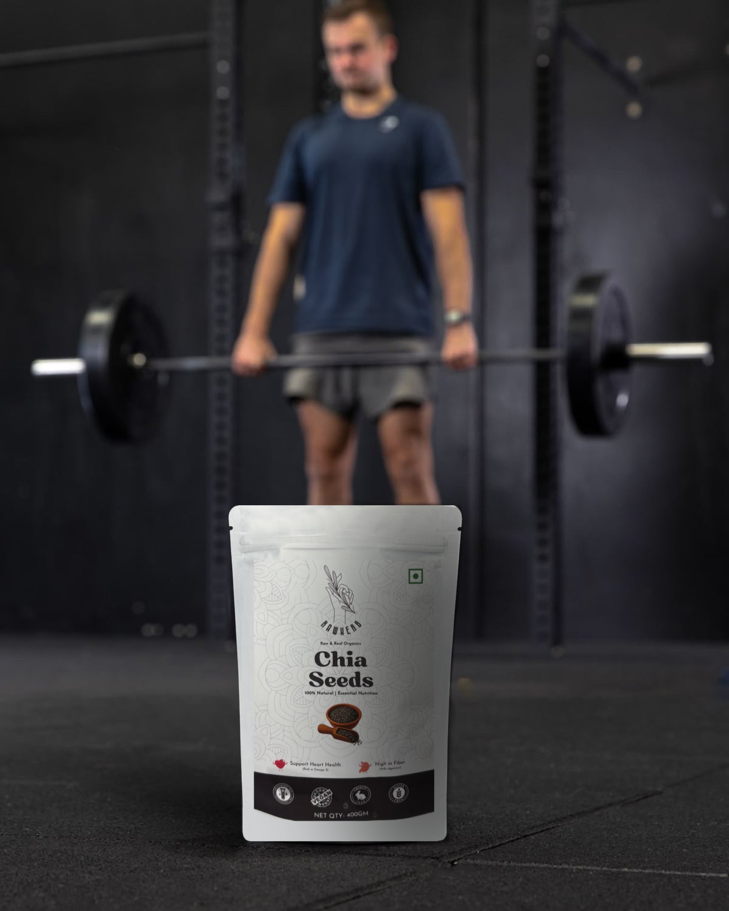 Rawherb Organic Chia Seeds 400g