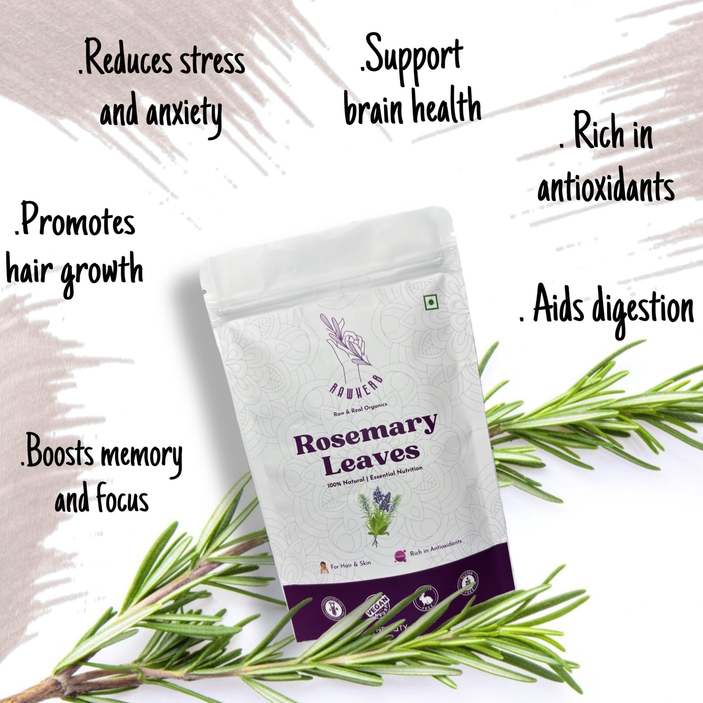 Rawherb Rosemary Leaves 100g