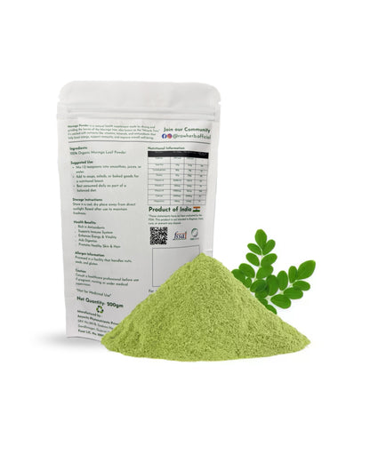Rawherb Organic Moringa Powder 200g